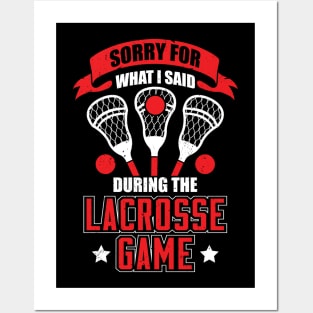 Funny Lacrosse Game Player Coach Gift Posters and Art